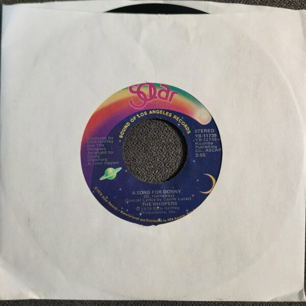 The Whispers – A Song For Donny (7", 1978)