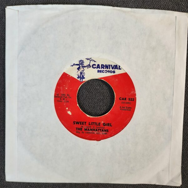 The Manhattans – I Bet'cha (Couldn't Love Me) / Sweet Little Girl (7", 1966) - Image 2