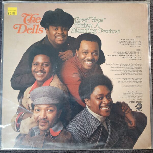 The Dells – Give Your Baby A Standing Ovation (LP, 1973) - Image 2