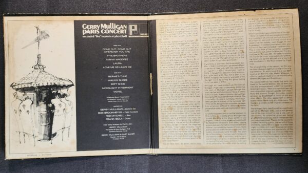 Gerry Mulligan Quartet – Paris Concert (LP, 1966) - Image 3