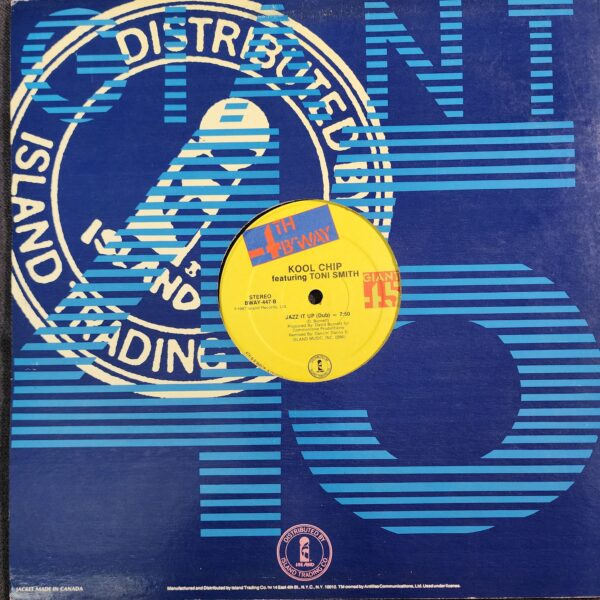 Kool Chip Featuring Toni Smith – Jazz It Up (12", 1987) - Image 2