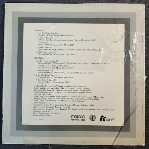 Dorothy Moore – Dorothy Moore (LP, 1977) - Image 2