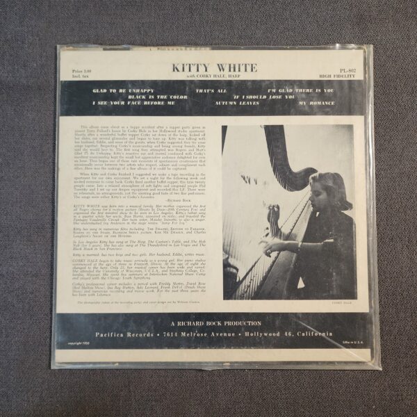 Kitty White – Kitty White (10" LP, 1955) - Image 2