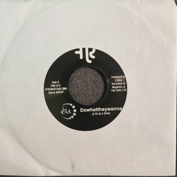 5 Ela (a.k.a. 5-Elementz) – E.G.O. / Dowhattheywanna (7", 2011) - Image 2