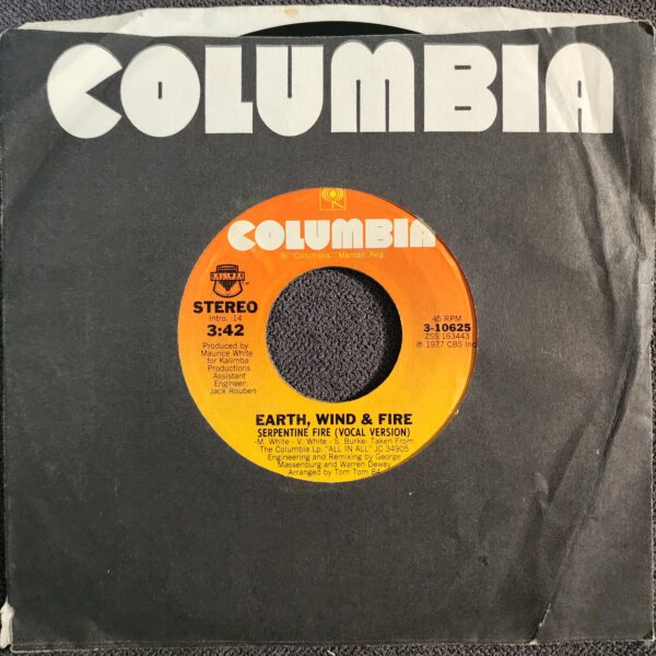 Earth, Wind & Fire – Serpentine Fire (7", 1977)