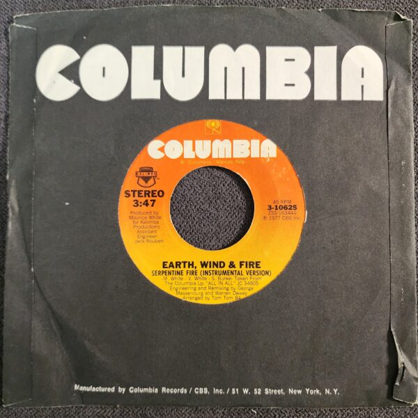 Earth, Wind & Fire – Serpentine Fire (7", 1977) - Image 2