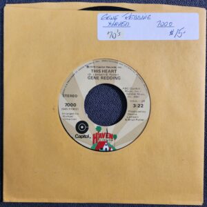 Gene Redding – This Heart / What Do I Do on Sunday Morning? (7", 1974)