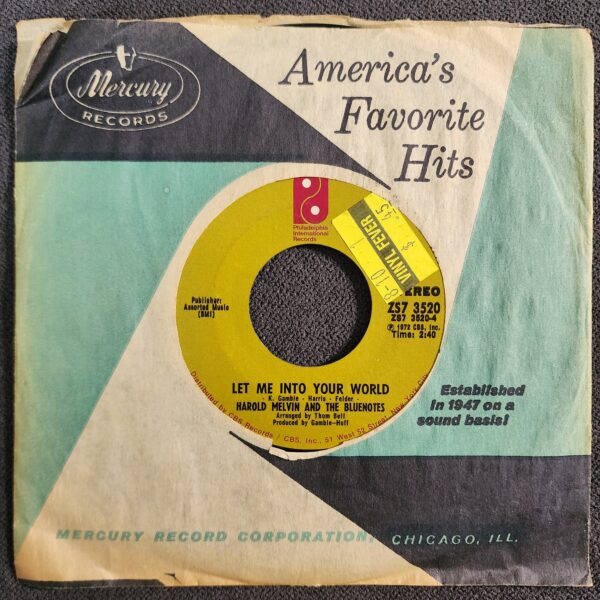 Harold Melvin And The Blue Notes – If You Don't Know Me By Now / Let Me Into Your World (7", 1972)
