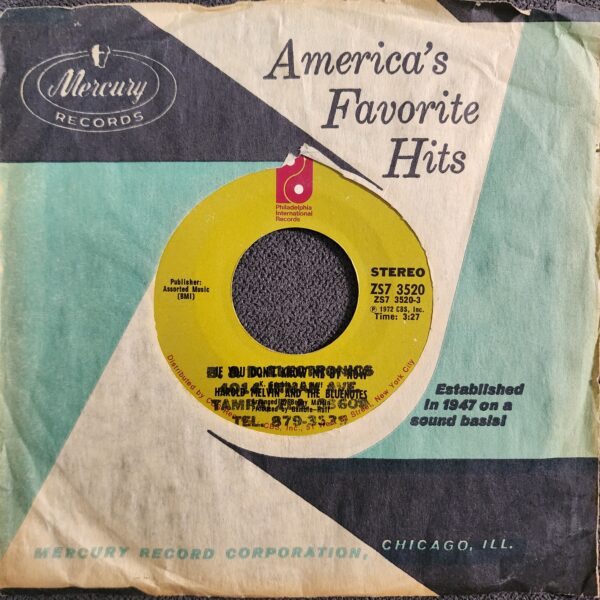 Harold Melvin And The Blue Notes – If You Don't Know Me By Now / Let Me Into Your World (7", 1972) - Image 2