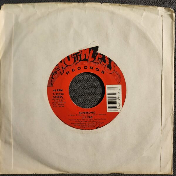 J.J. Fad – Supersonic (7", 1988) - Image 2