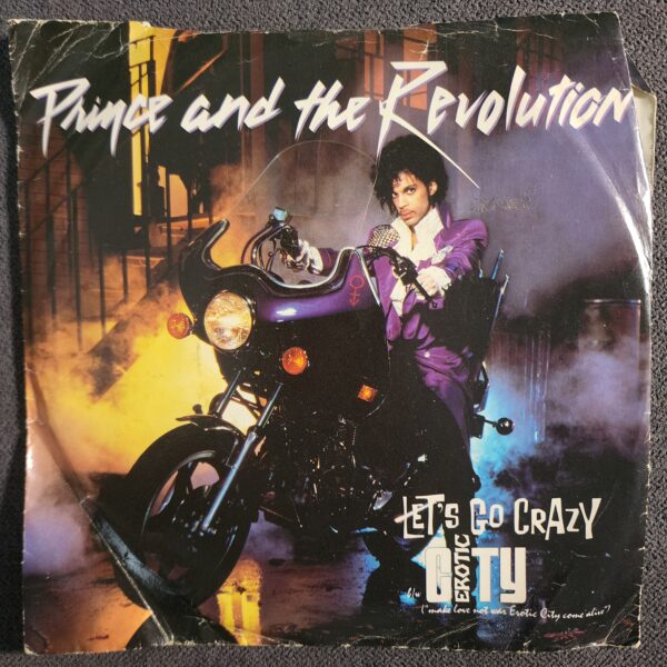 Prince And The Revolution – Let's Go Crazy / Erotic City (7", 1984)