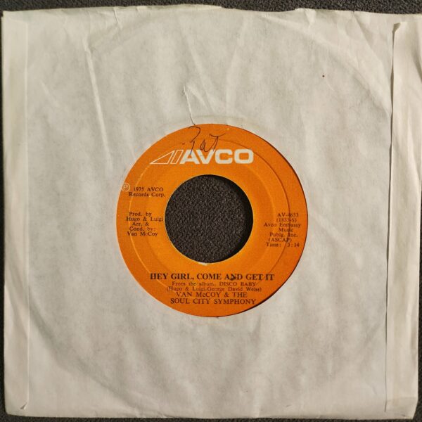 Van McCoy & The Soul City Symphony – The Hustle (7", 1975) - Image 2
