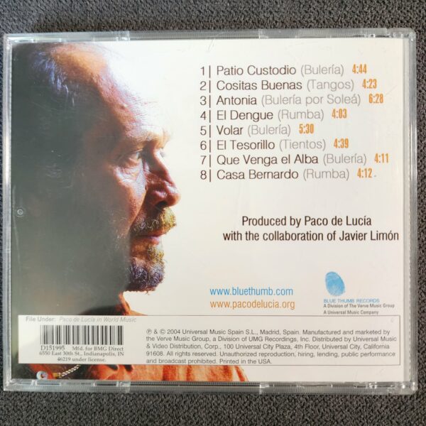 Paco De Lucía – Cositas Buenas (CD, 2004) - Image 2