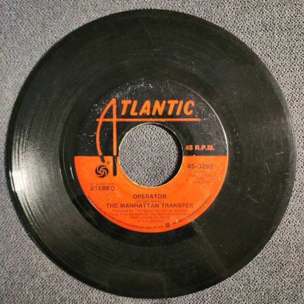 The Manhattan Transfer – Operator / Tuxedo Junction (7", 1975)